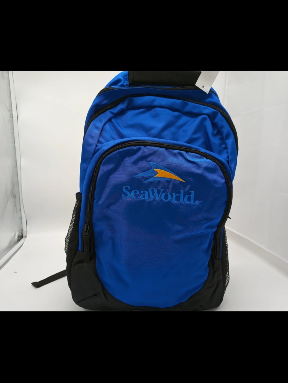 Blue Logo Backpack for Men
